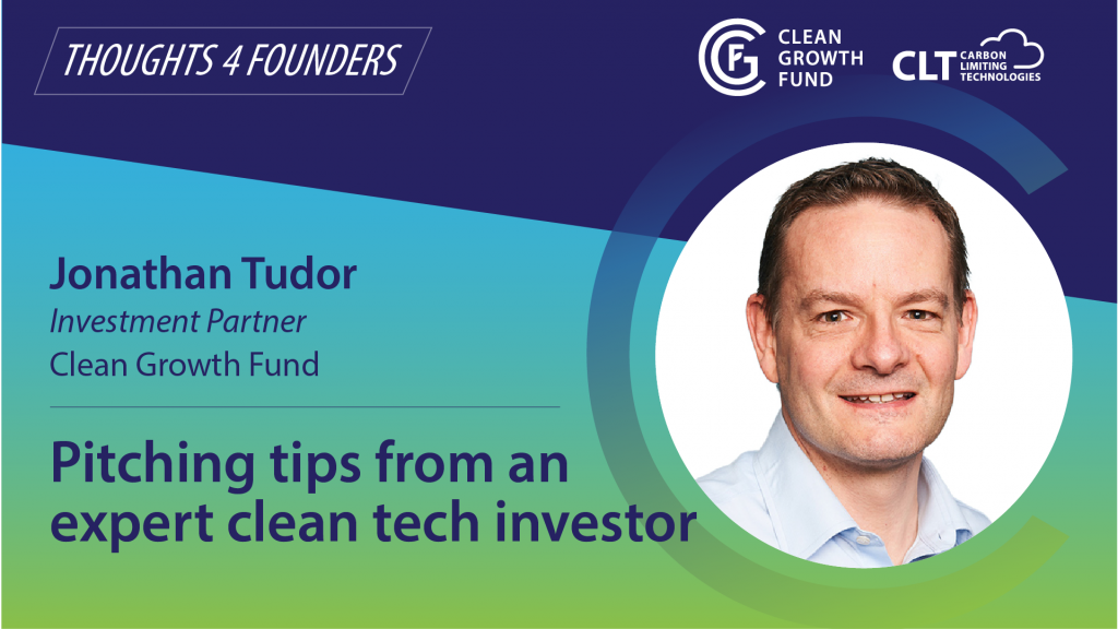 Pitching tips from an expert clean tech investor