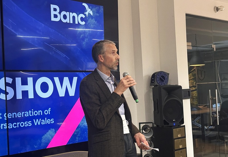 Development Bank of Wales Investment Executive, Gareth Mayhead gives a talk